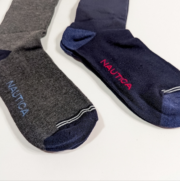 🆕 NAUTICA Crew Socks - 3 Pairs - Picture 5 of 8